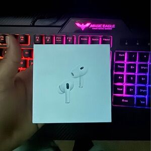 White Apple Wireless AirPods Pro 2